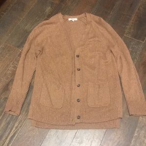 Madewell tan cardigan